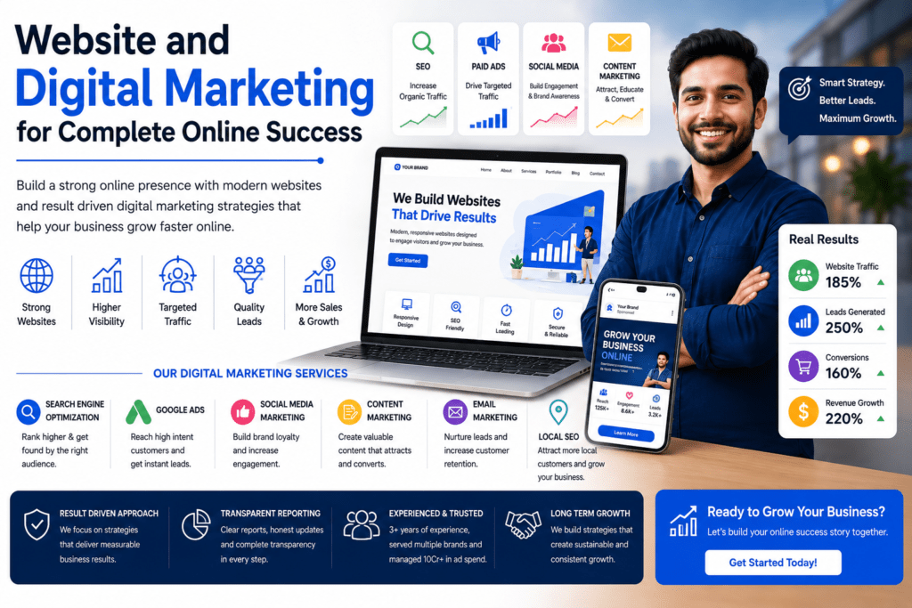 website and digital marketing